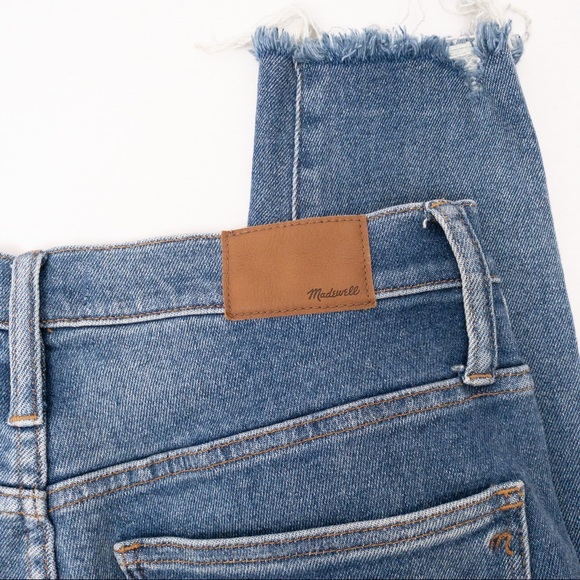 Madewell 10" High-Rise Skinny Jeans Cordova Wash: Button-Front Edition Size 30 - Picture 12 of 14